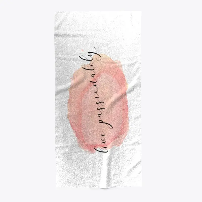 Live Passionately | Watercolor Shirt